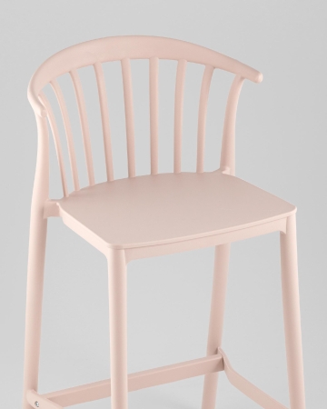 Стул полубарный Campo пластик бежевый