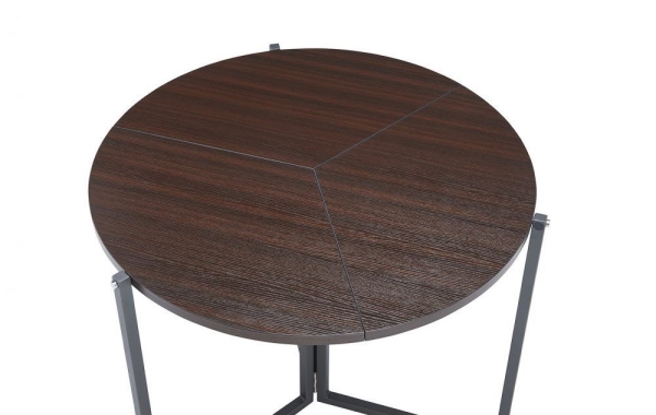 Складной стол B2389 D90 венге