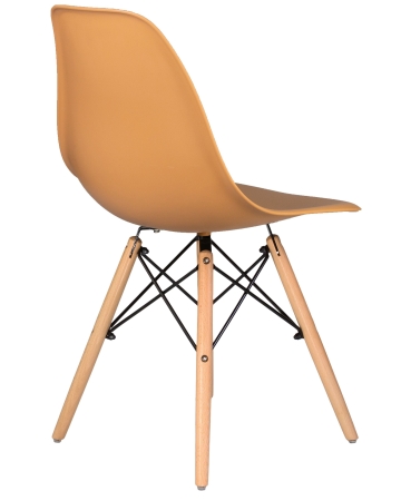 Стул обеденный DSW ножки светлый бук, персиковый NX-Y-06