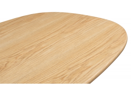 Стол деревянный Ares дуб, черный