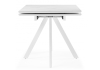Керамический стол Вилли 140(200)х80 белый мрамор, белый