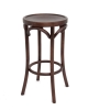 Полубарный деревянный табурет Венский 650 темный тон с твердым сиденьем