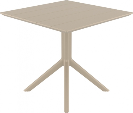 Стол пластиковый Siesta Contract Paris Table 80 бежевый