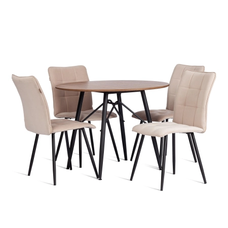 Стул обеденный Bari молочный