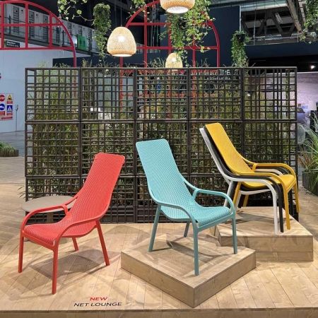 Кресло пластиковое Net Lounge ментоловый