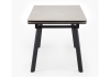 Керамический стол Норман 120(180)х80 carmen light grey, черный