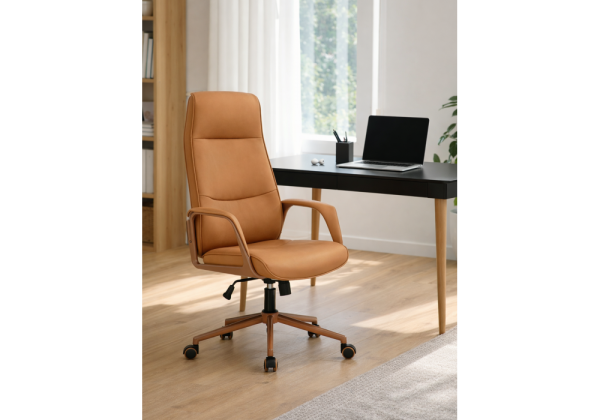 Офисное кресло Modena экокожа оранжевый
