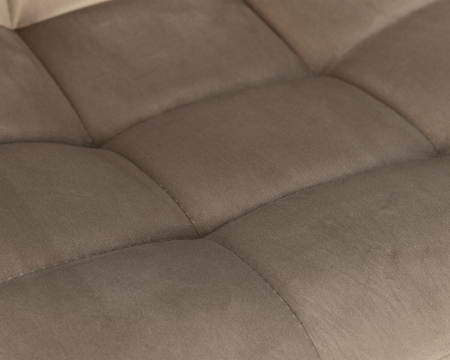 Набор 2 шт Стул барный NICOLE, черные матовые ножки, мокко велюр (108-104)