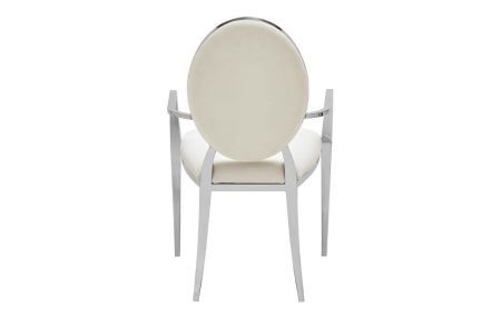 Стул Y110B бежевый бархат