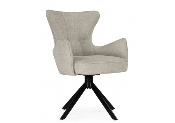 Стул на металлокаркасе Atlanta бежевый, черный