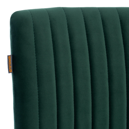 Стул обеденный Monte Carlo зеленый с черными ножками