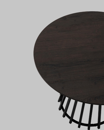 Стол обеденный Daphne 100*75 см темное дерево