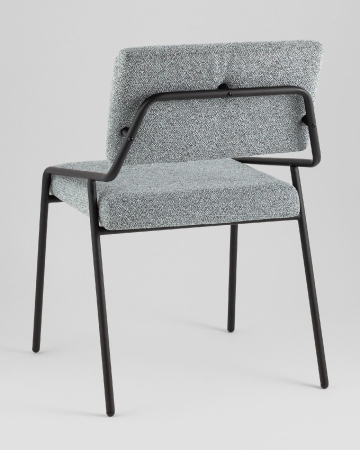 Стул Теллинг шенилл серо-синий