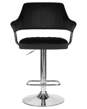 Набор 2 шт Стул барный CHARLY, черный велюр (MJ9-101)