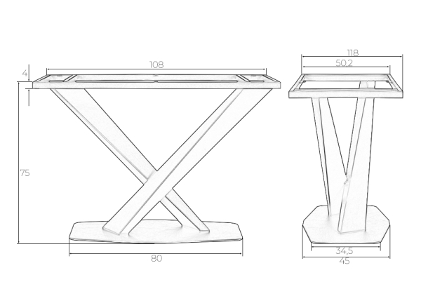 Подстолье обеденное FILIPPO
