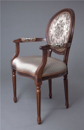 Кресло "Милорд-15" темный орех, патина