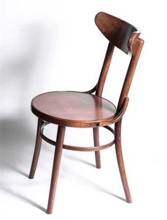 Деревянный стул венский Luna светлый орех с твердым сиденьем