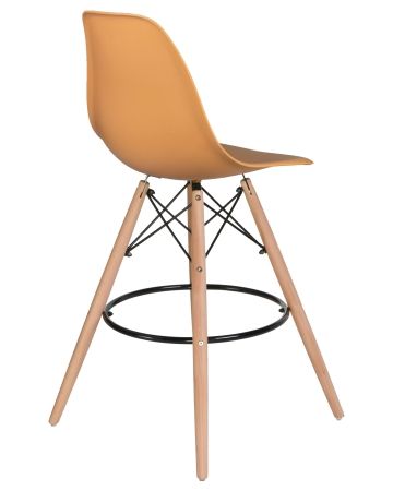 Стул барный DSW BAR ножки светлый бук персиковый NX-Y-06