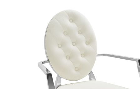 Стул Y110B бежевый бархат