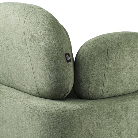 Кресло Джой букле зеленый MOSS 615