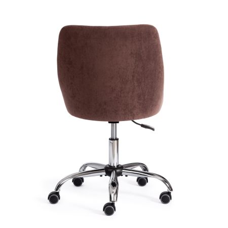 Кресло SWAN флок, коричневый