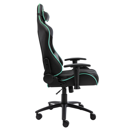 Кресло компьютерное игровое ZONE 51 GRAVITY черный-Cyan