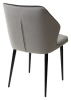 Стул SEATTLE-V светло-серый #26 велюр, черный каркас