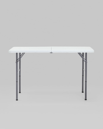 Стол складной чемодан пластиковый Кейт 120 белый