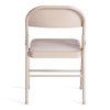 Стул складной FOLDER металлический, бежевый