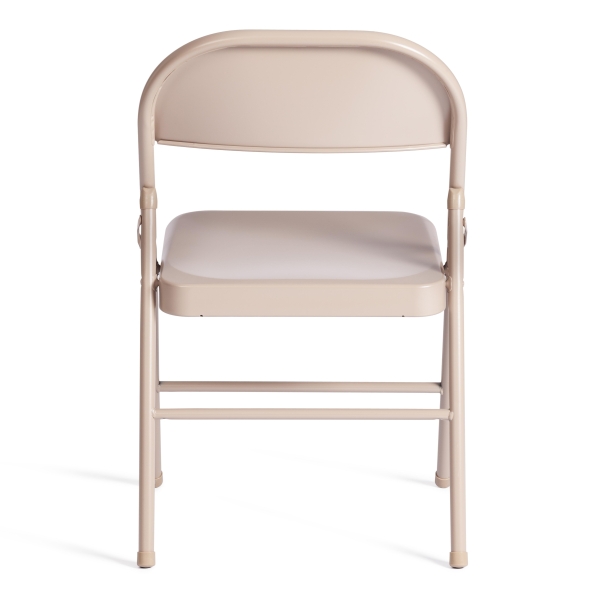 Стул складной FOLDER металлический, бежевый