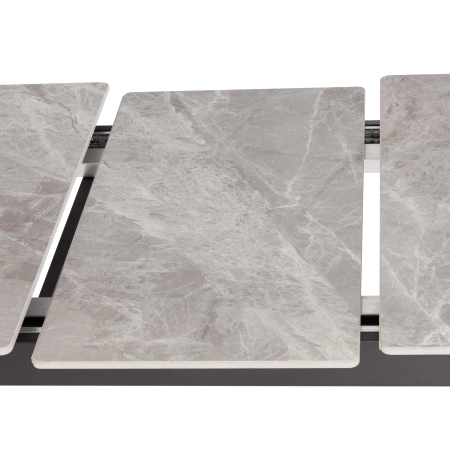 Стол обеденный Balmoral/Балморал серый и черный