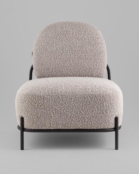 Кресло Стоун new ткань букле серо-бежевый