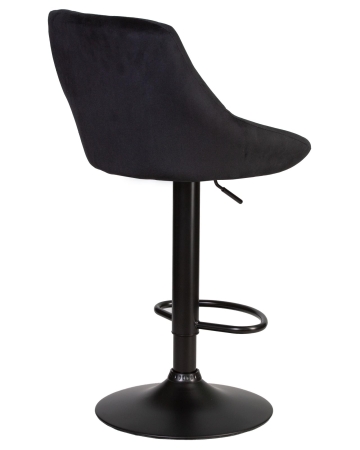 Набор 2 шт Стул барный LOGAN BLACK, черный велюр (MJ9-101)