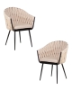 Набор 2 шт Стул обеденный MATILDA, бежевая ткань (LAR 275-1)