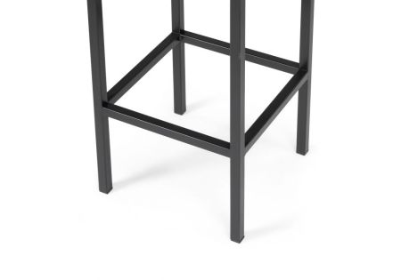 Барный стул Лофт катания изумруд, черный матовый