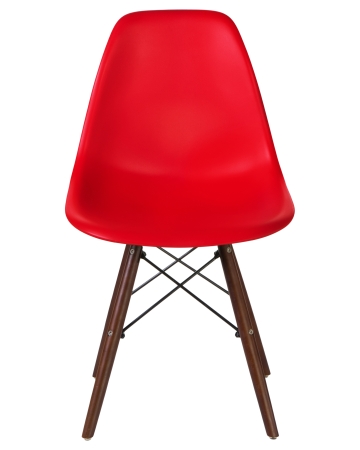 Стул обеденный LMZL-PP623 ножки темный бук сиденья красный