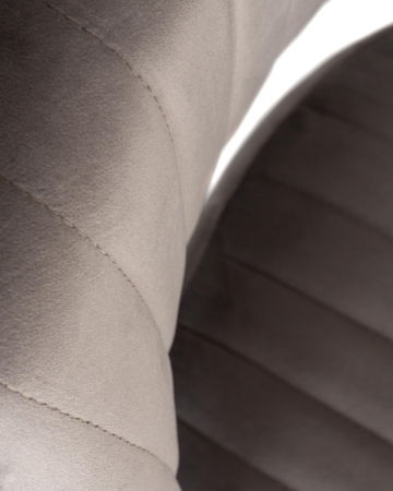 Набор 2 шт Стул барный CHARLY, серый велюр (MJ9-75)