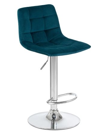 Стул барный TAILOR морской волны велюр MJ9-99