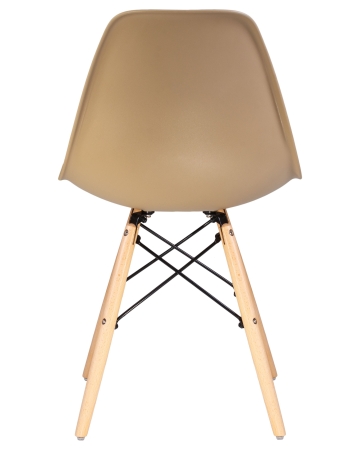 Стул обеденный DSW ножки светлый бук, бежевый GR-03