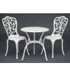 Комплект Secret De Maison Romance (стол + 2 стула) алюминиевый сплав, D60/H67, 53х41х89 см, белый
