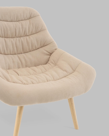 Кресло Олби Страйпс бежевый