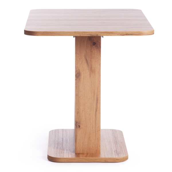 Стол обеденный SMART ЛДСП, 105-140х68,6х75 см, дуб вотан, белый