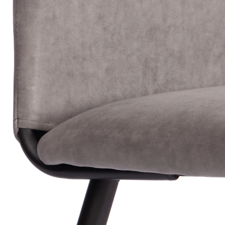 Стул обеденный La Rousse серый велюр