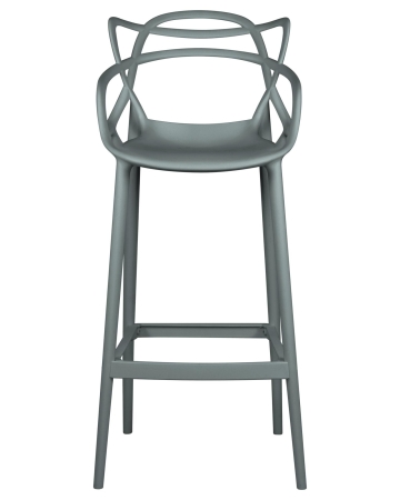 Набор 4 шт Стул барный MASTERS BAR, темно-серый (GR-04)