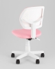 Кресло ЛОЛО Study розовый пластик белый