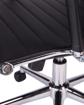 Набор 2 шт Офисное кресло для руководителей CLAYTON черный