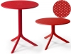 Стол пластиковый обеденный Step + Step Mini красный