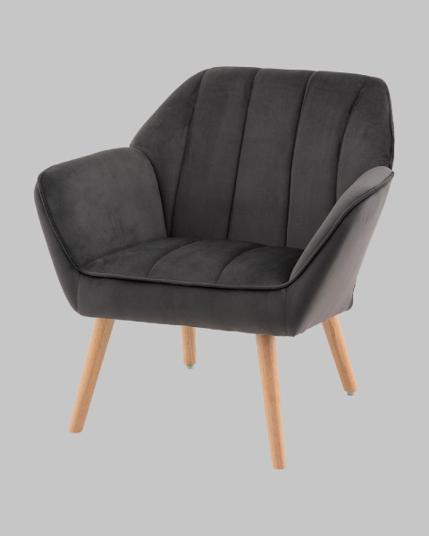 Кресло Руди серый