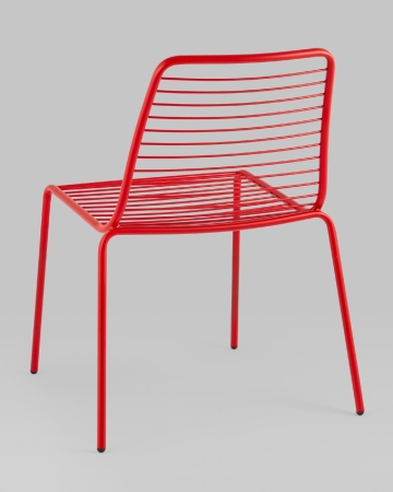 Стул Дели металл красный