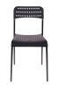 Стул UNO черный стопируемый